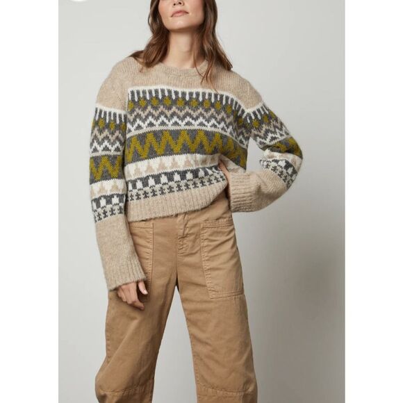 Velvet by Graham & Spencer Sweaters - VELVET BY GRAHAM & SPENCER Makenzie Alpaca Crew Sweater Pistachio Size Small  NW